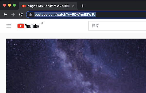 YouTube 動画IDの確認方法