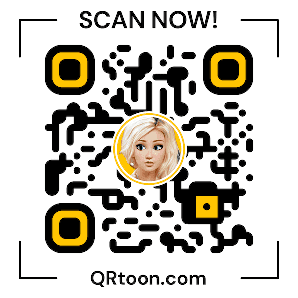 「QRToon」で作成したQRコードのバリエーション3